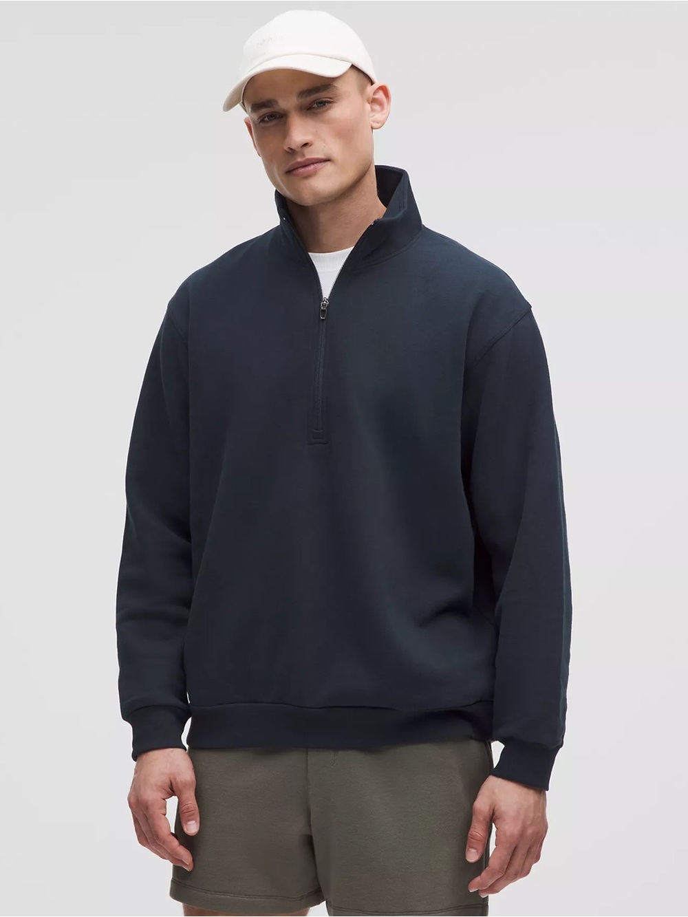 Lululemon: Men's Navy Half-Zip Sweater
